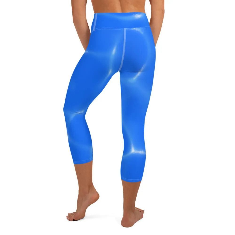 Yoga Capri Leggings Water